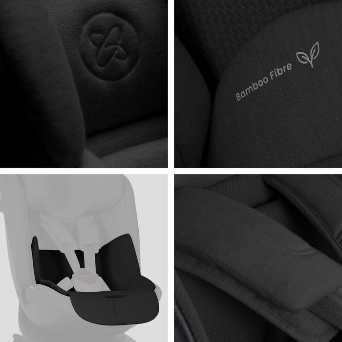 Silver Cross Car Seat Silver Cross Motion 3 All-Size 360 Car Seat - Iconic Black