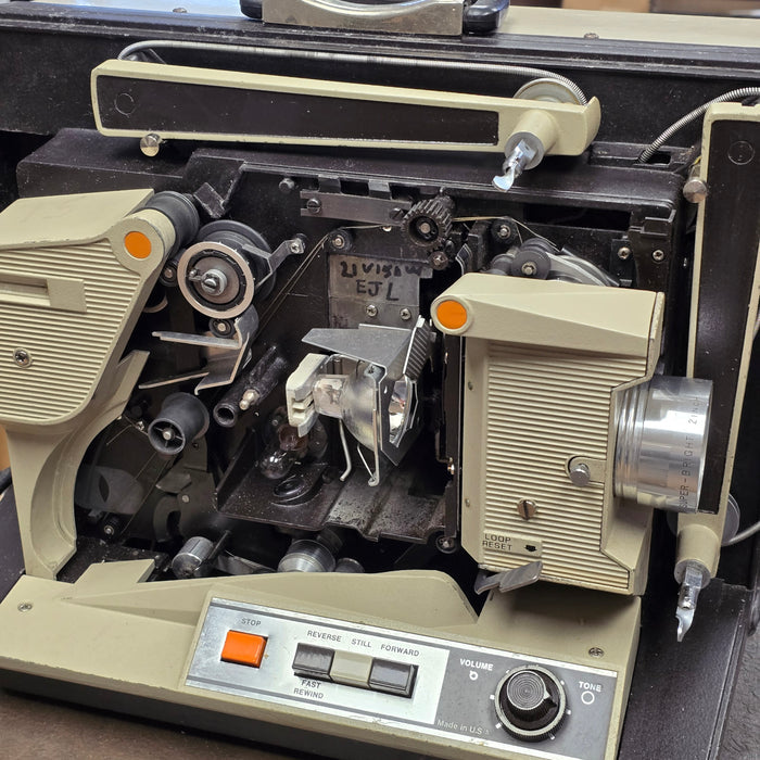 Singer Graflex Insta-Load 16mm Slotload Sound Projector for Parts or Repair