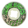 Slime Balls - White Green 54mm 97A Vomit Mini - Skateboard Wheels (4 pack)