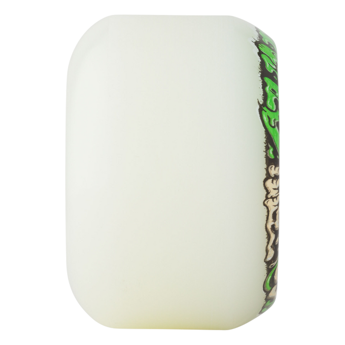 Slime Balls - White Green 54mm 97A Vomit Mini - Skateboard Wheels (4 pack)