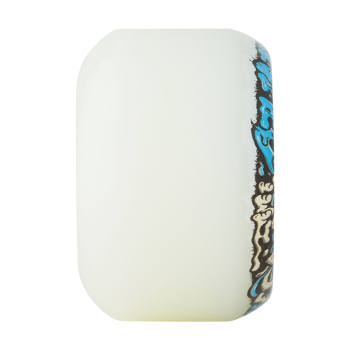 Slime Balls - White/Blue 53mm 97A Vomit Mini - Skateboard Wheels (4 pack)