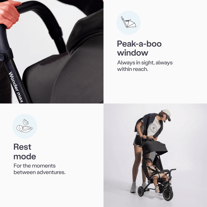 SmarTrike Trike smarTrike Wonder Max Active Trike - Jet Black