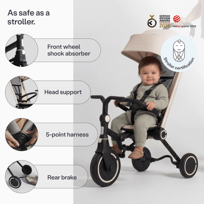 SmarTrike Trike SmarTrike Wonder Plus Stroller/Trike - Sand Beige