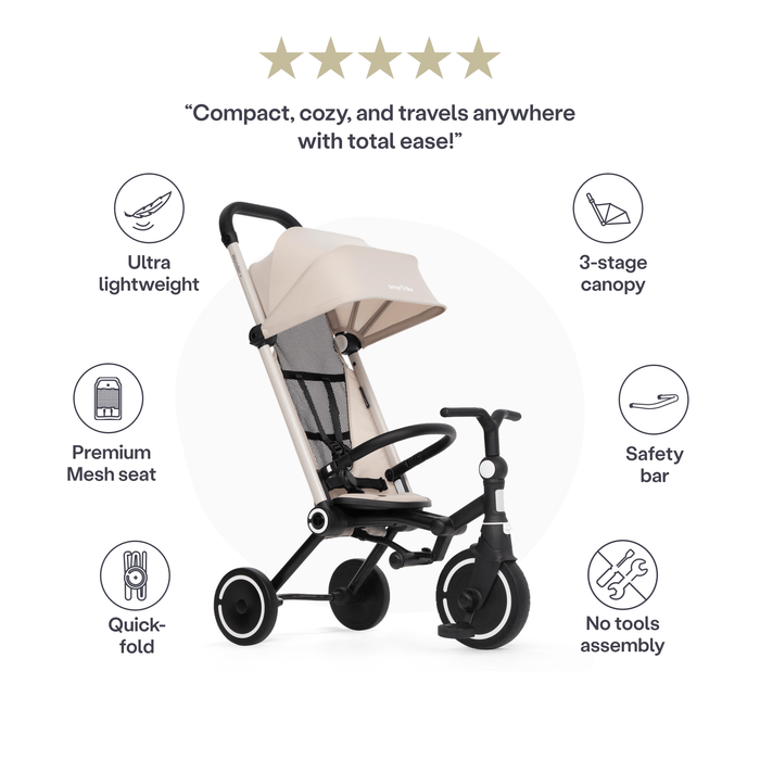 SmarTrike Trike SmarTrike Wonder Plus Stroller/Trike - Sand Beige