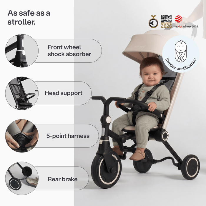 SmarTrike Trike SmarTrike Wonder Plus Stroller/Trike - Storm Black