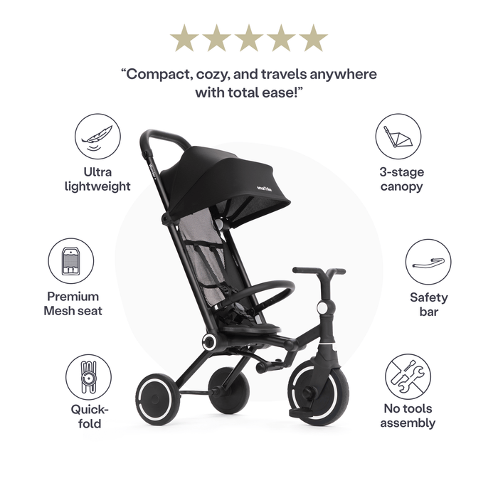 SmarTrike Trike SmarTrike Wonder Plus Stroller/Trike - Storm Black
