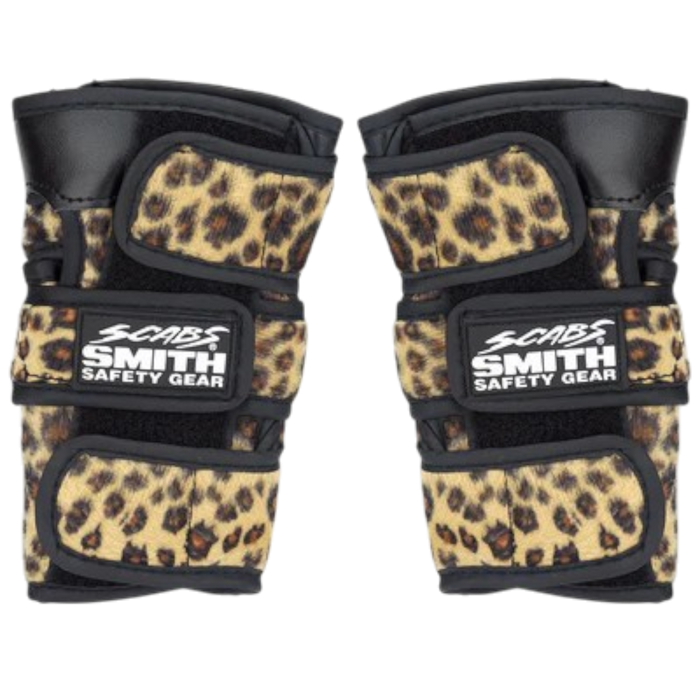 Smith Scabs - Brown Leopard Wrist Guards - Sold In Pairs