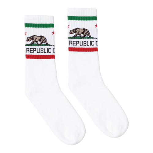 Socco - Cali Bear Socks | White