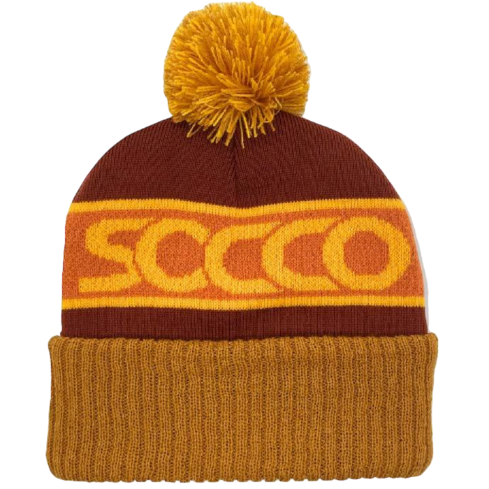 Socco - SOCCO Pom Beanie | Rust & Gold