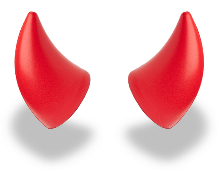 Softeez: Red Devil Horns for Helmet
