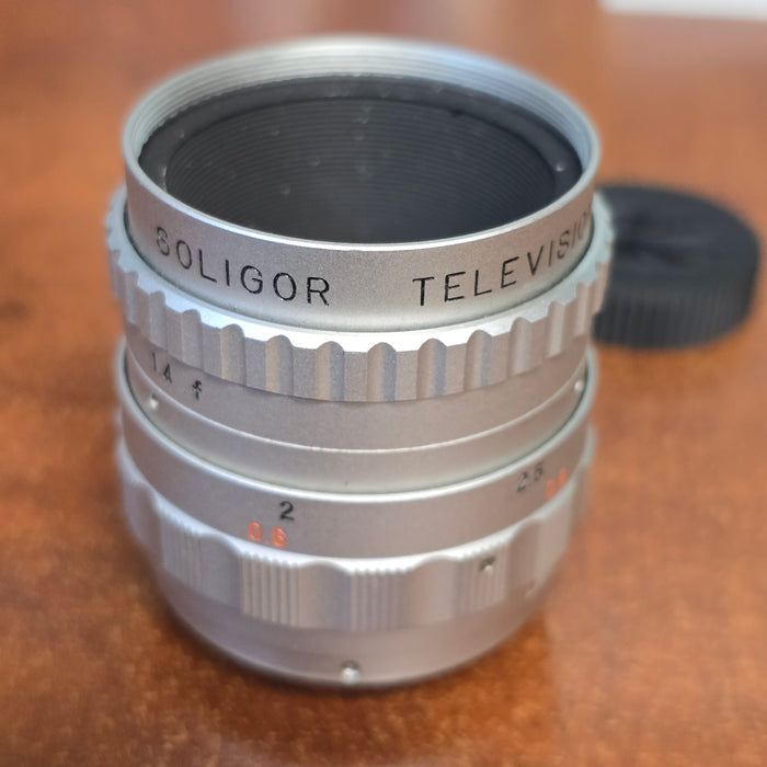 Soligor 25mm f1.4 TV C-Mount Lens S# 56397