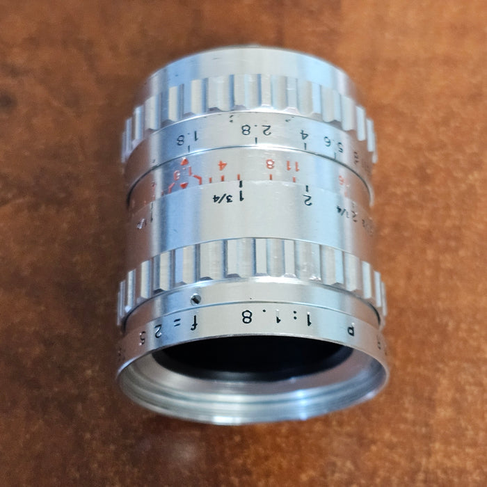Som Berthiot Cinor P 25mm f/1.8 C-Mount Lens S# T42954