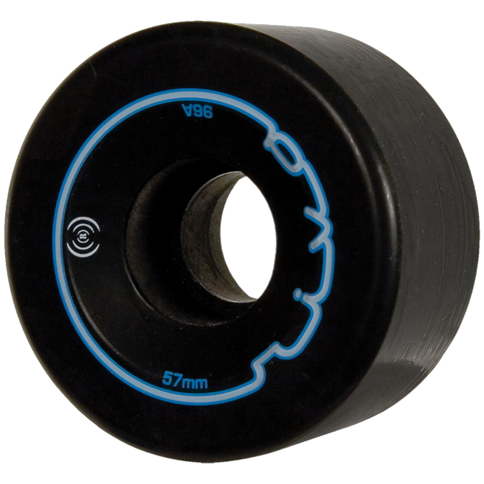Sonar Wheels - Black 96a Riva 57mm Rink Wheels (4 Pack)
