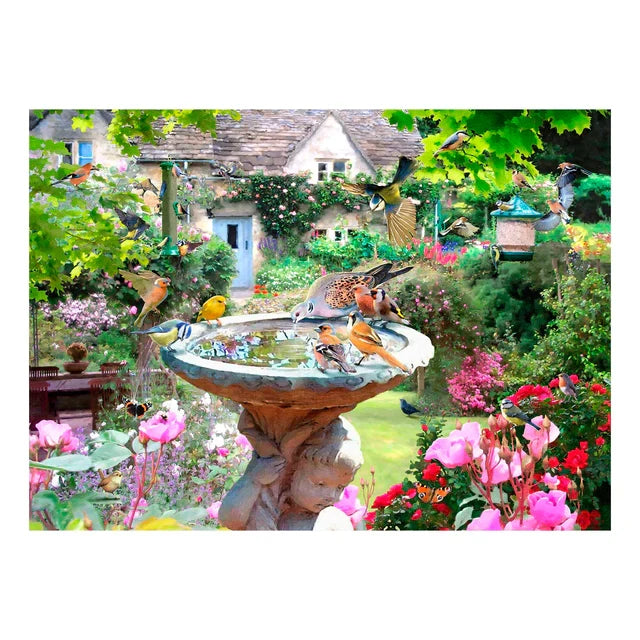 Summer Birds 1000 brikker puslespil fra House of Puzzles