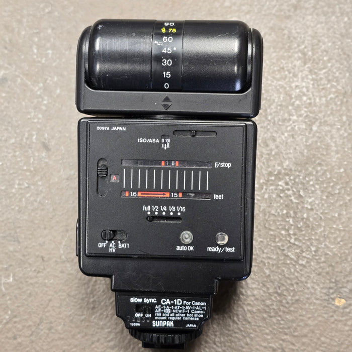 Sunpak Auto 36DX Thyristor Camera Flash S# 73007616