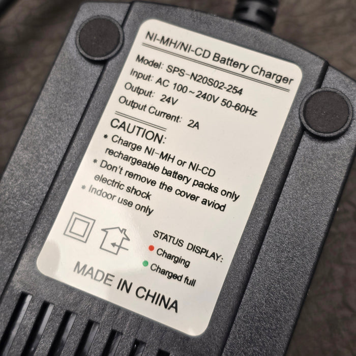 Superfast Universal Smart Charger (2A) for 19.2-24V NiMh/NiCad Battery packs