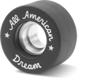 Sure Grip - Black All American Dream Rhythm Wheels (4 Pack)
