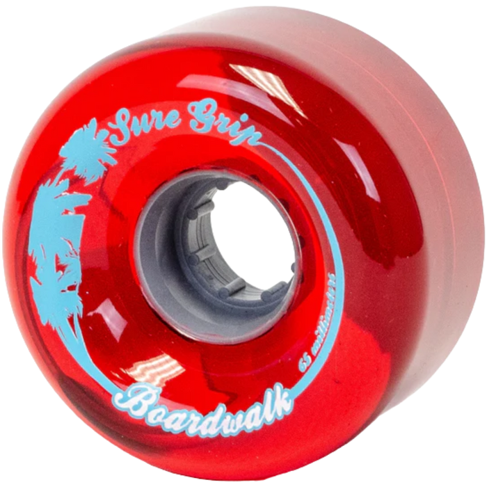 Sure Grip - Red Boardwalk 65mm Outdoor Wheels (4 Pack)