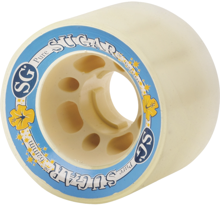 Sure Grip - White Pure Sugar Derby Wheels - Set of 4 Wheels