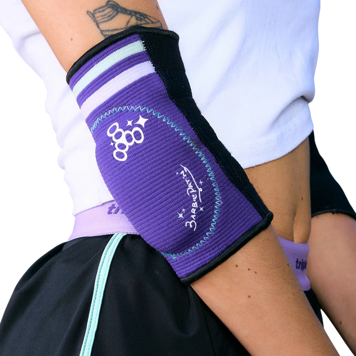 Triple 8 - Barbie Patin Purple/Black Reversible Soft Elbow Pads - Sold In Pairs