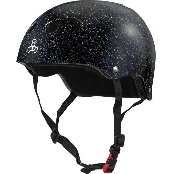 Triple 8 - Black Glitter Certified Sweatsaver Helmet