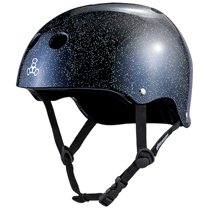 Triple 8 - Black Glitter Deep Cover Helmet