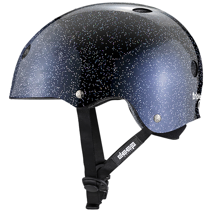 Triple 8 - Black Glitter Deep Cover Helmet
