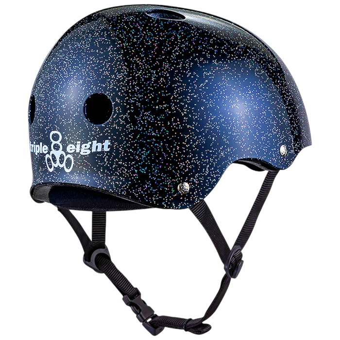 Triple 8 - Black Glitter Deep Cover Helmet