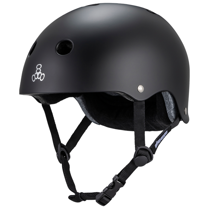Triple 8 - Black Matte Deep Cover Helmet
