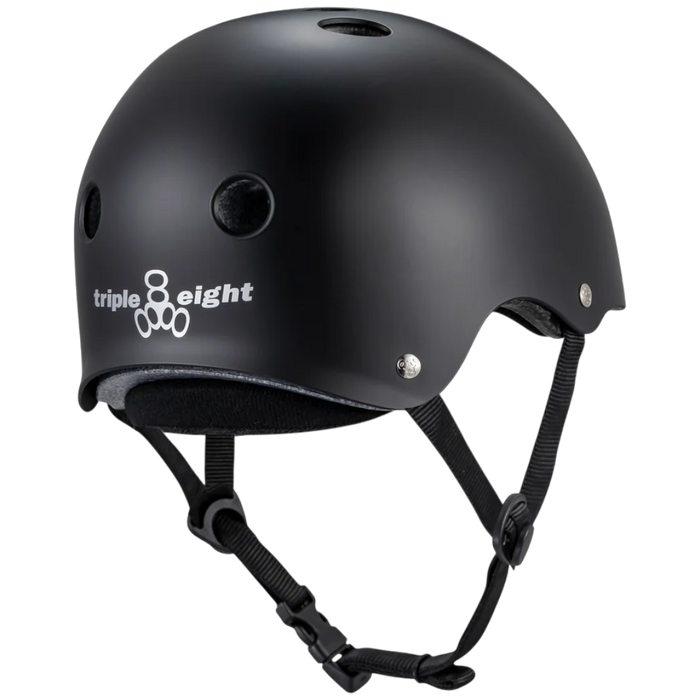 Triple 8 - Black Matte Deep Cover Helmet