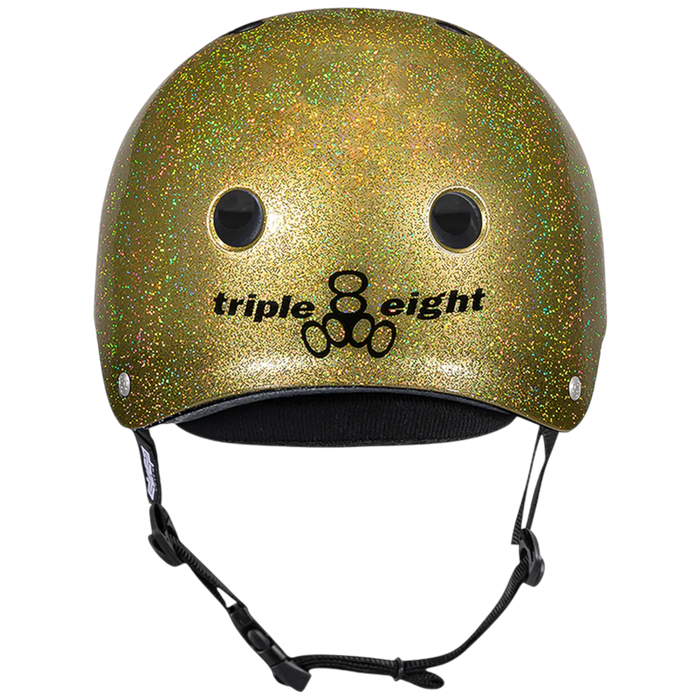 Triple 8 - Gold Glitter Deep Cover Helmet