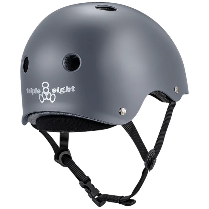 Triple 8 - Gray Matte Deep Cover Helmet
