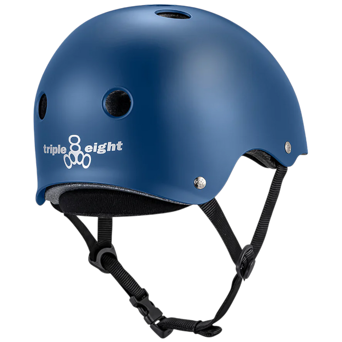 Triple 8 - Navy Matte Deep Cover Helmet