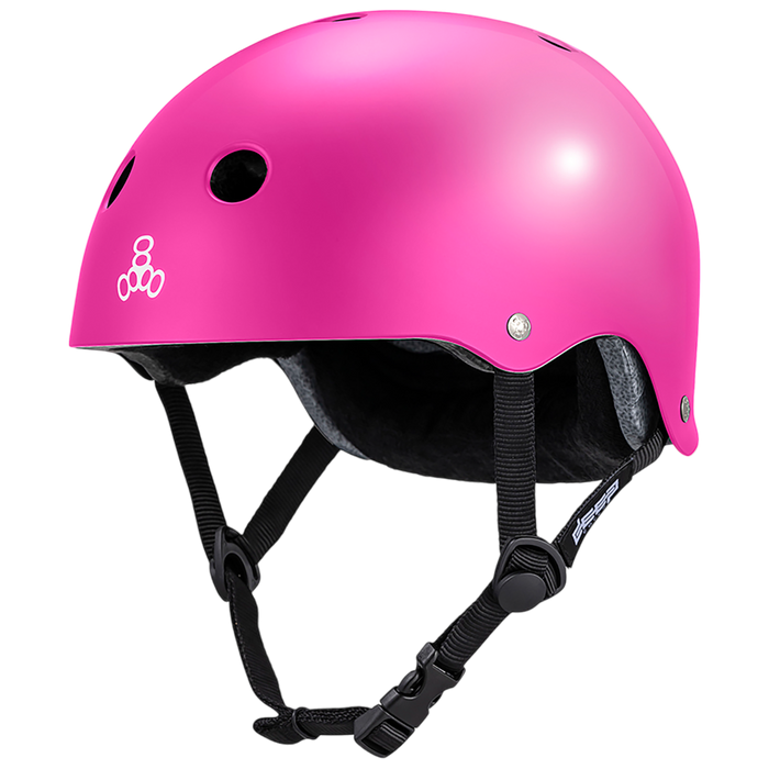 Triple 8 - Pink Glossy Deep Cover Helmet