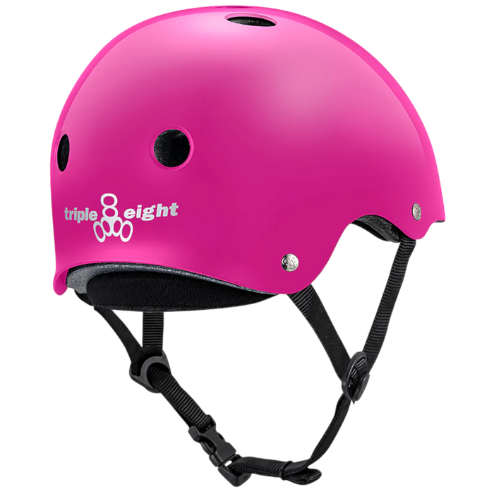 Triple 8 - Pink Glossy Deep Cover Helmet