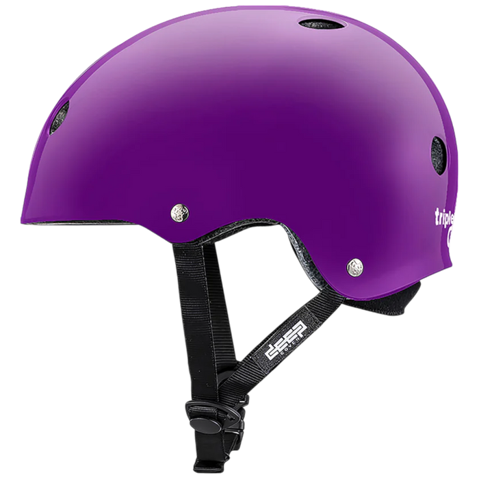 Triple 8 - Purple Glossy Deep Cover Helmet