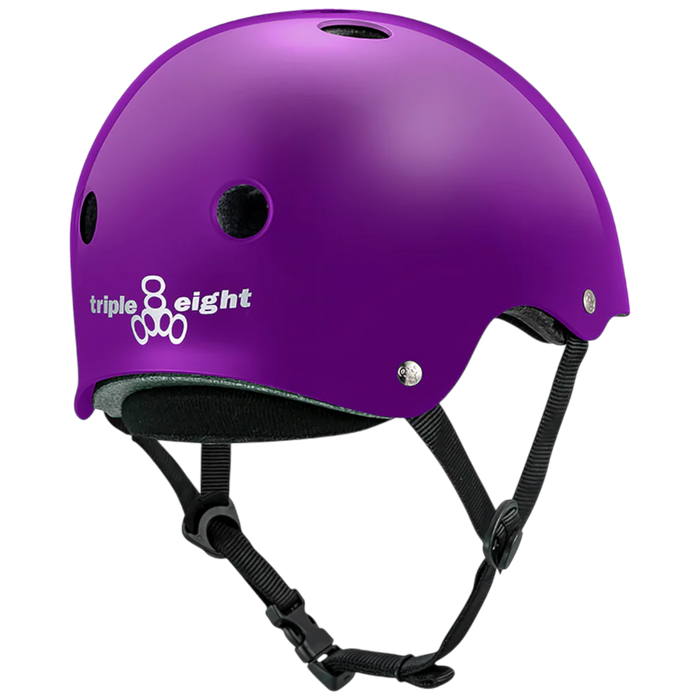 Triple 8 - Purple Glossy Deep Cover Helmet