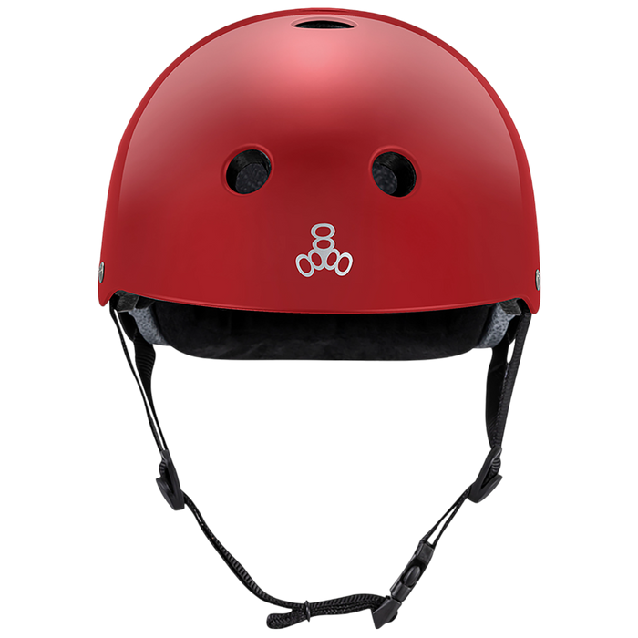 Triple 8 - Scarlet Red Glossy Deep Cover Helmet