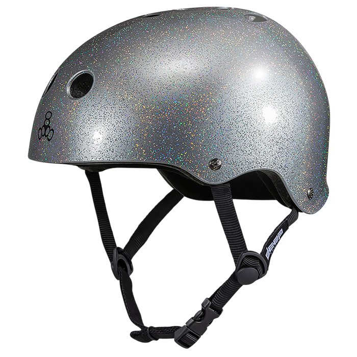 Triple 8 - Silver Glitter Deep Cover Helmet