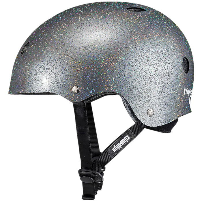 Triple 8 - Silver Glitter Deep Cover Helmet