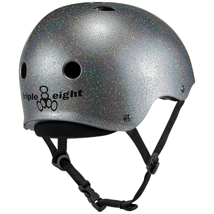 Triple 8 - Silver Glitter Deep Cover Helmet