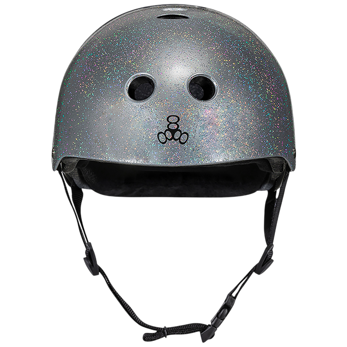 Triple 8 - Silver Glitter Deep Cover Helmet