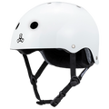 Triple 8 - White Glossy Deep Cover Helmet
