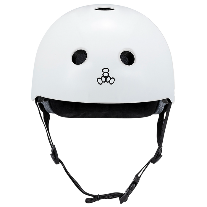 Triple 8 - White Glossy Deep Cover Helmet