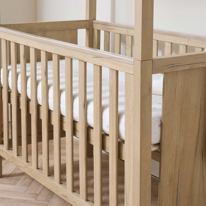 Tutti Bambini Nursery Furniture Tutti Bambini Casa 3in1 Mini House Cot Bed (120 x 60cm) - Harvest Oak