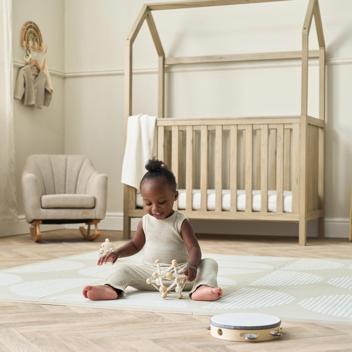 Tutti Bambini Nursery Furniture Tutti Bambini Casa 3in1 Mini House Cot Bed (120 x 60cm) - Harvest Oak