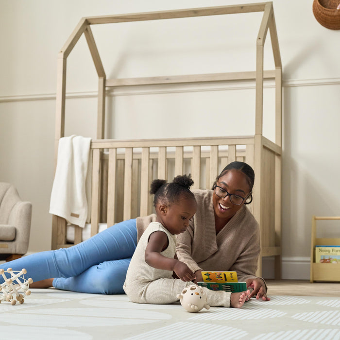 Tutti Bambini Nursery Furniture Tutti Bambini Casa 3in1 Mini House Cot Bed (120 x 60cm) - Harvest Oak