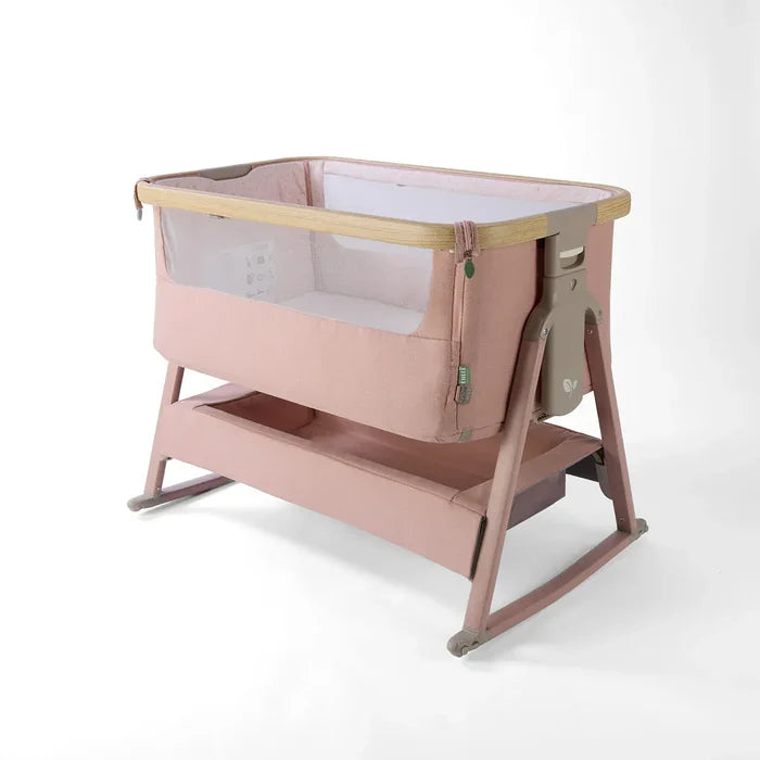 Tutti Bambini Bedside Crib Tutti Bambini CoZee Air 2 Bedside Crib - Drifted Oak / Blush