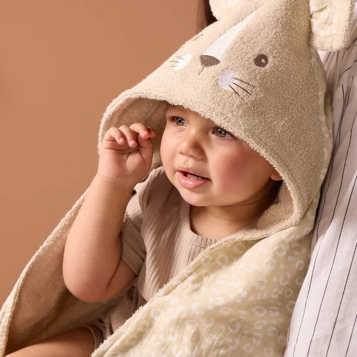Tutti Bambini Tutti Bambini Hooded Towel - Larry Leopard