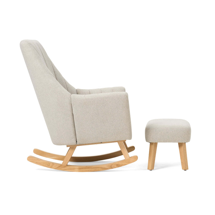 Tutti Bambini Nursing Chairs Tutti Bambini Jonah Rocking Chair & Foot Stool Set – Pebble